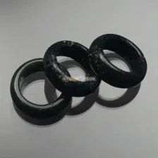 Кольцо из агата черного 8*18 мм