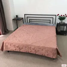 Кровать лофт двухспальная 160*200 см черная Агата Поллет металлокаркас