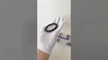 Обзор на браслет из натуральных камней черный агат вулканическая лава RUBI collection